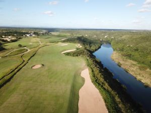 Casa De Campo (Dye Fore) Chavon Aerial 1st Fairway